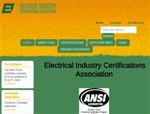 Tablet Screenshot of eica-us.org